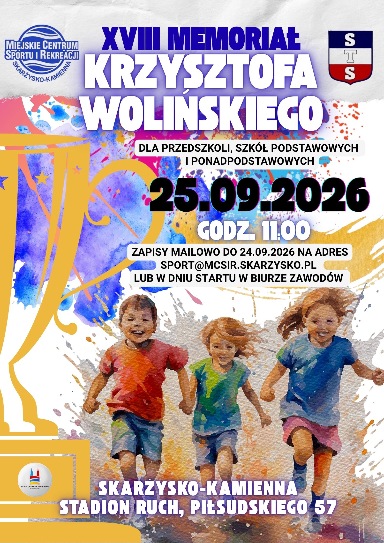 XVIII Memoriał Krzysztofa Wolińskiego!